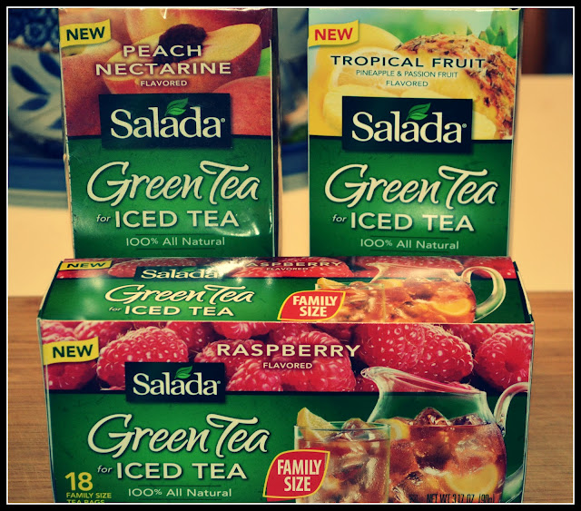 flavored fruit teas (and a giveaway from salada!)