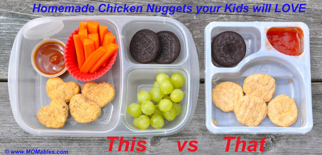 chicken nuggets homemade lunchable 
