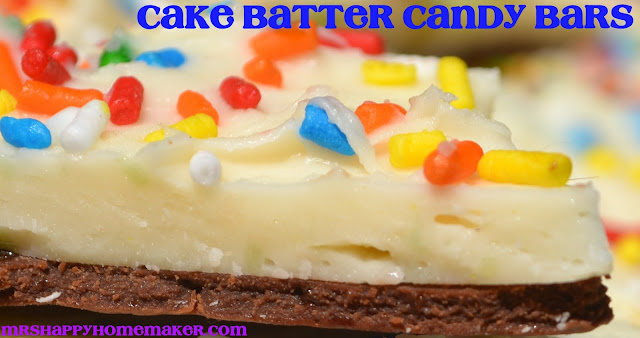 cake batter candy bars
